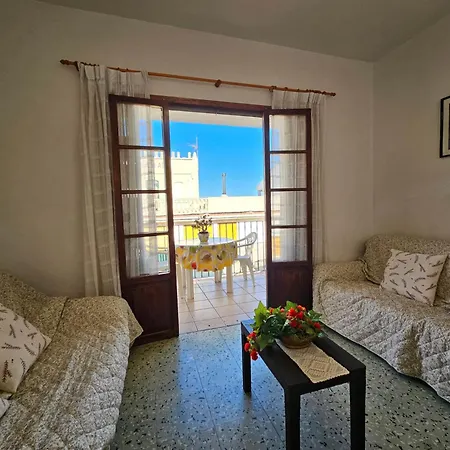 아파트 En Primera Linea De Mar 올리바